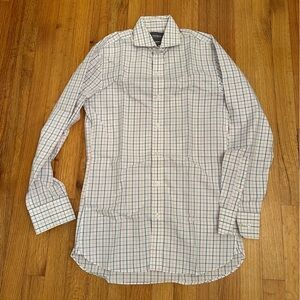 Bonobos Mens 14 1/2 -32 Tailored Slim Fit Cotton Button Up Shirt(k11)